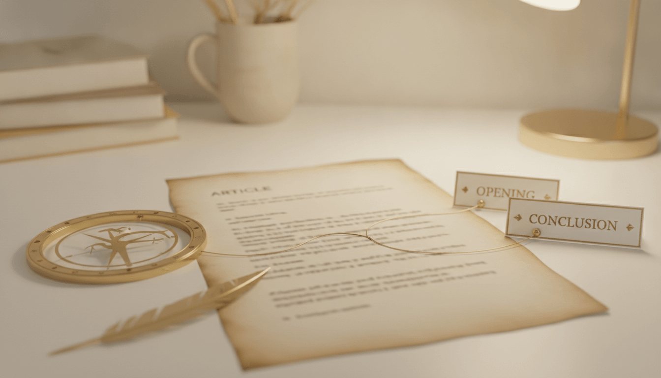 Article Readiness Signal: Know When a Draft Is Ready for Editorial Judgment