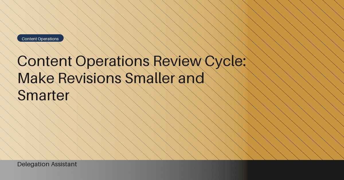 Daily Publishing Exception Log: Make Pauses Useful