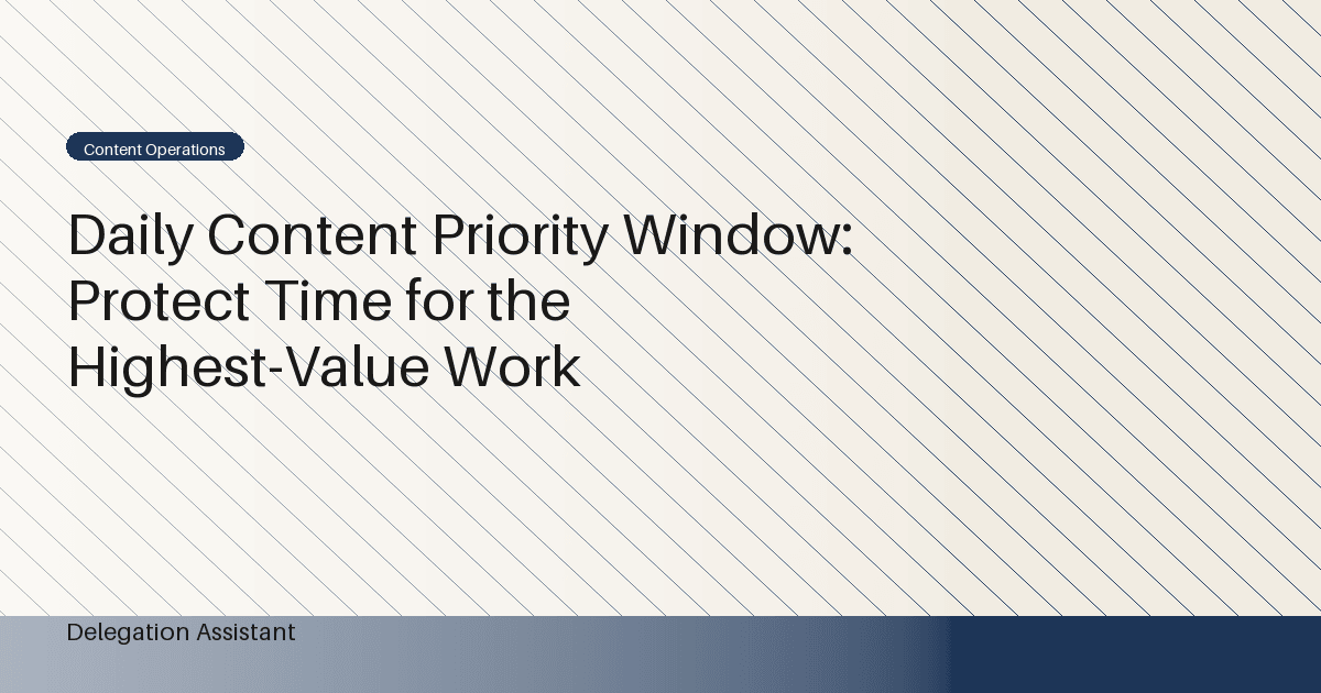 Daily SEO Closeout Notes: Finish the Day With Evidence, Not a Vague Status