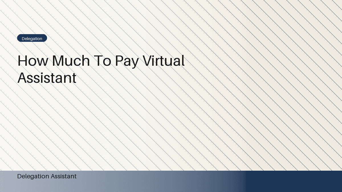 How Much Should I Pay a Virtual Assistant?