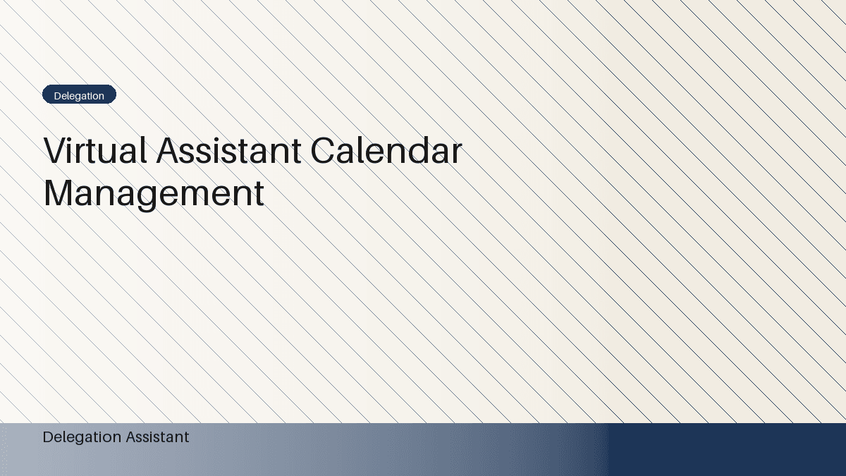 Virtual Assistant Calendar Management: A Complete Guide