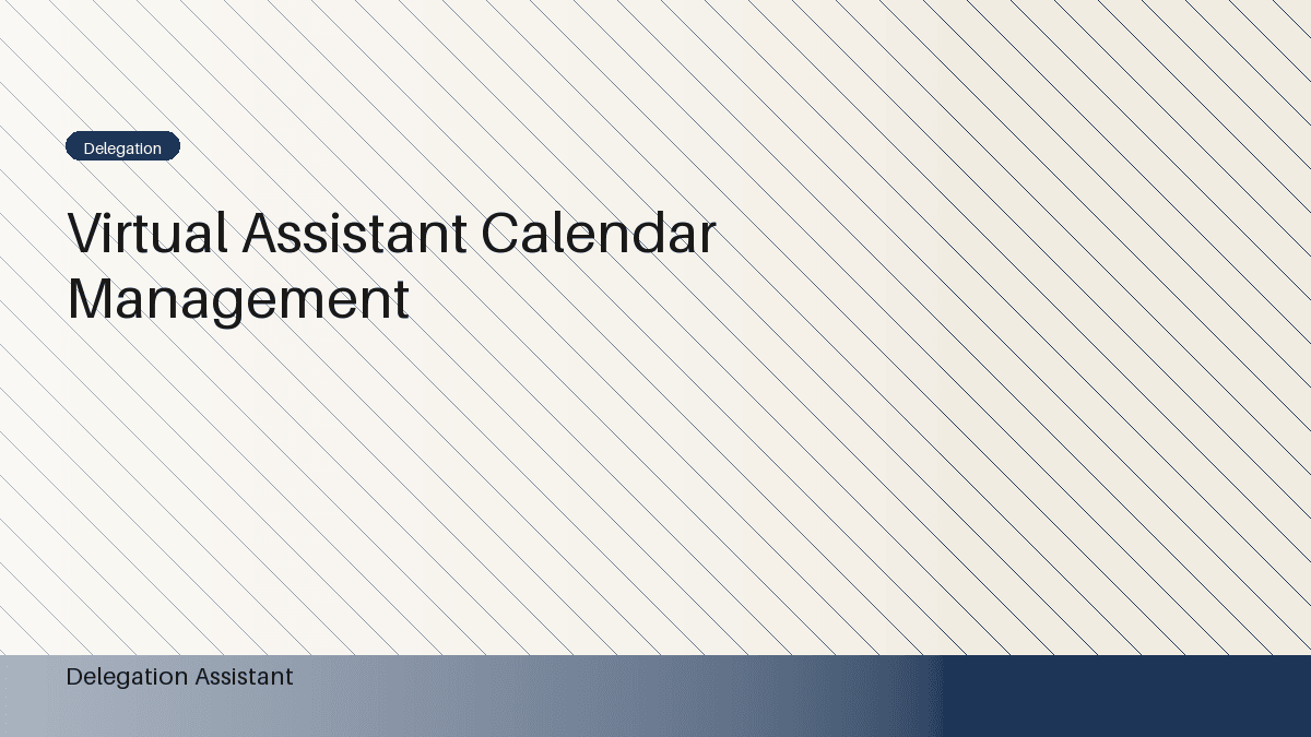 Cover image for article: Virtual Assistant Calendar Management: A Complete Guide