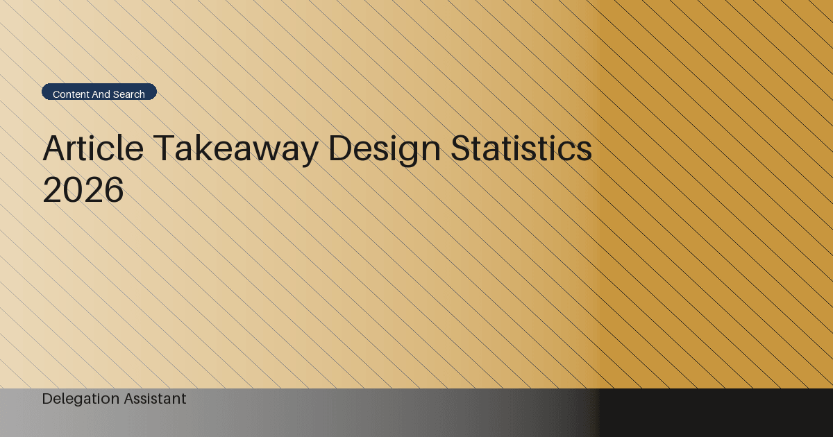 Deterministic editorial research dashboard illustrating article takeaway design statistics