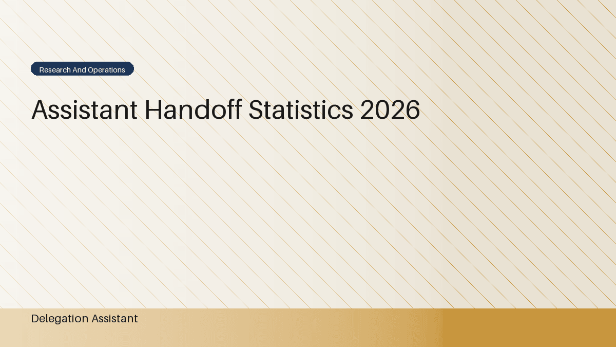 Assistant handoff statistics dashboard