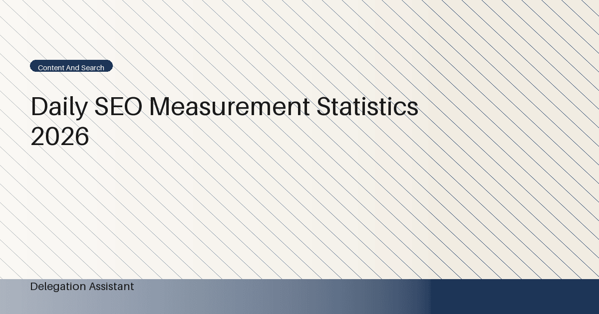 Existing DelegationAssistant research visual supporting careful SEO comparison