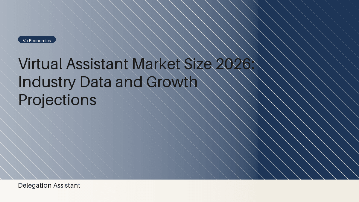 Graph showing virtual assistant market size growth from 2020 to 2026