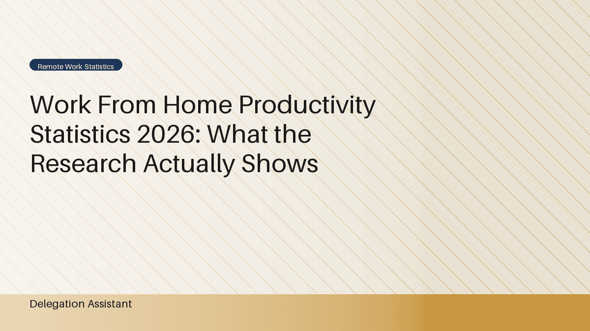 Graph of remote worker productivity study results from key research papers
