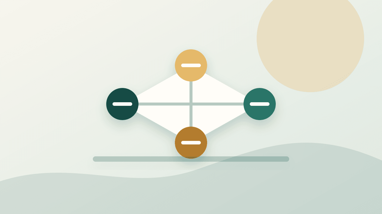 Three different research source cards arranged around a delegated SEO article question