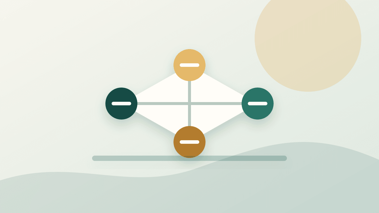 Three different research source cards arranged around a delegated SEO article question