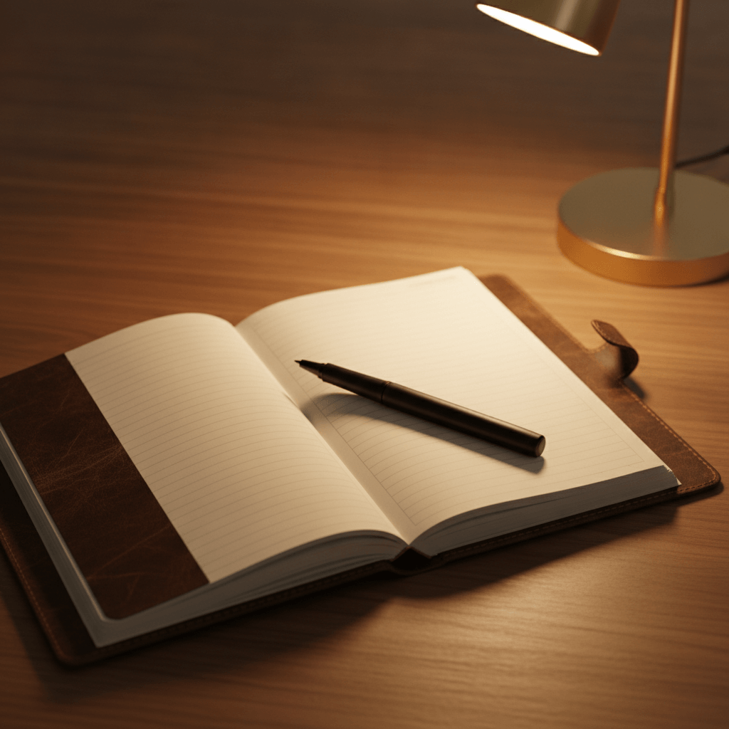 Daily planning materials prepared for an executive workday